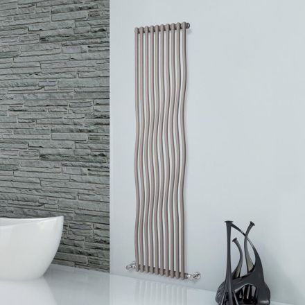 Ribes - Italienskproduceret hydraulisk radiator med buede vertikale elementer Viadurini