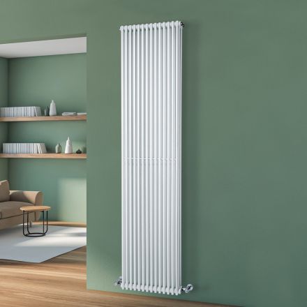 Hydraulisk radiator med tredobbelt sæt vertikale elementer, fremstillet i Italien - Cenci Viadurini