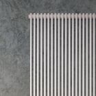 Hydraulisk radiator med en række lodrette elementer fremstillet i Italien - kulstof Viadurini