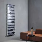 Design hydraulisk radiator til stue eller badeværelse med led 839 W - glans Viadurini