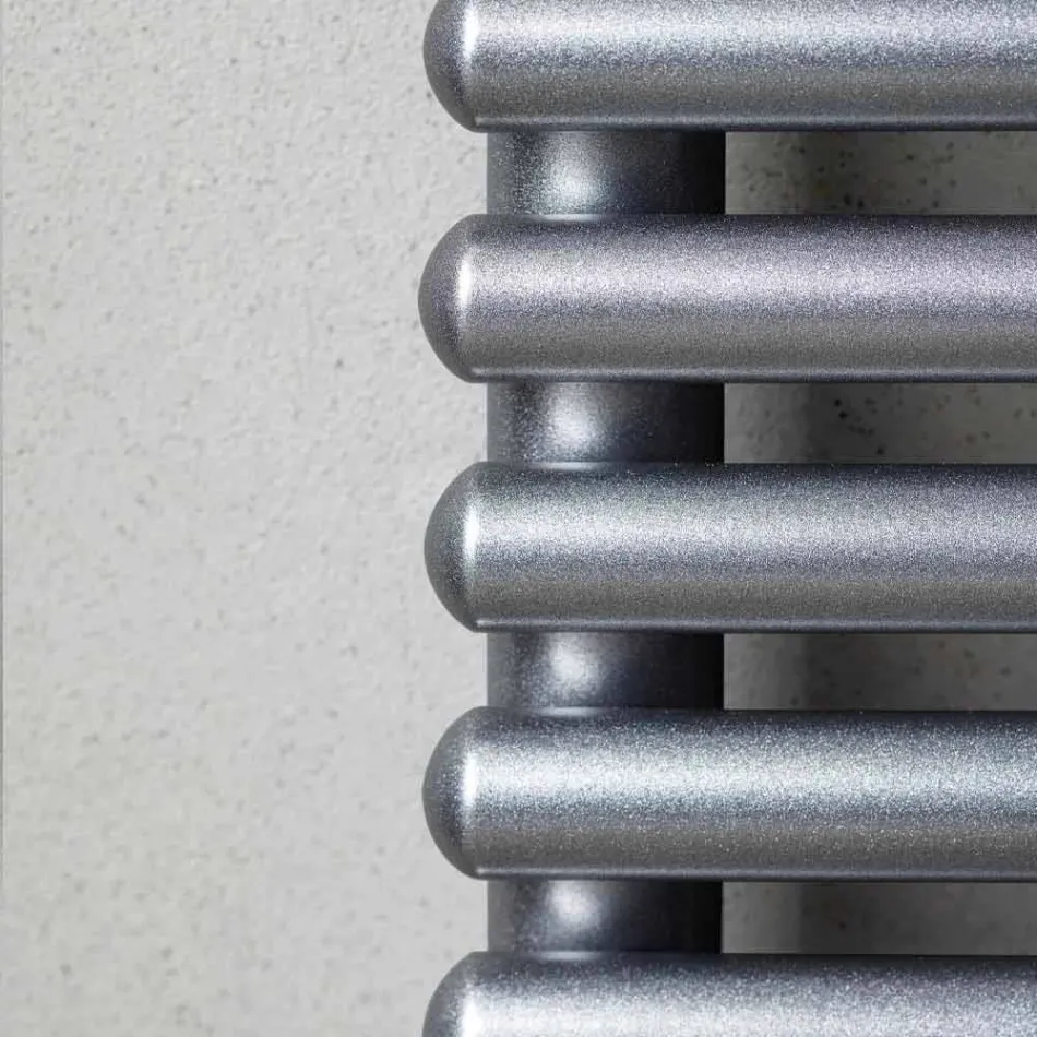 Vægmonteret hydraulisk designradiator i forskellige størrelser op til 1154 W - pingvin Viadurini