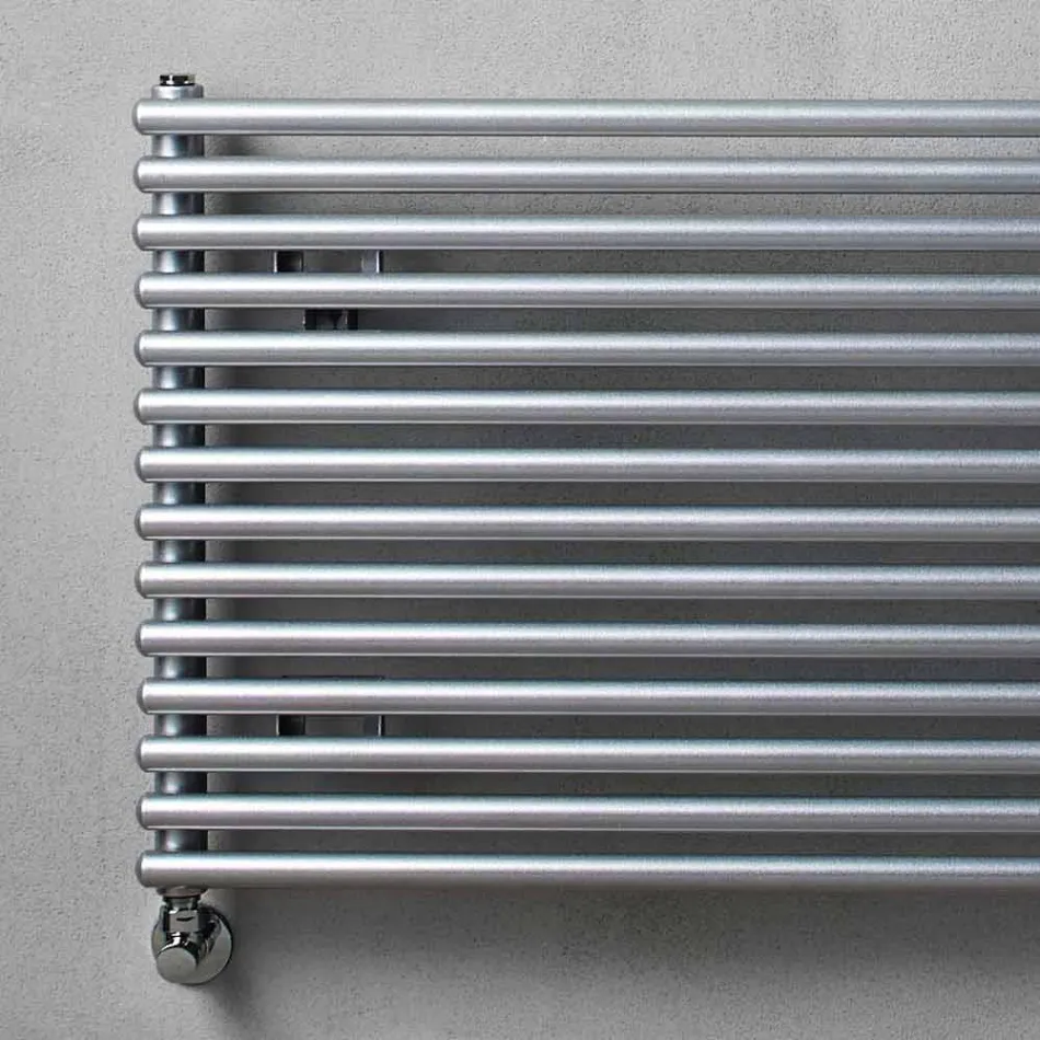 Vægmonteret hydraulisk designradiator i forskellige størrelser op til 1154 W - pingvin Viadurini