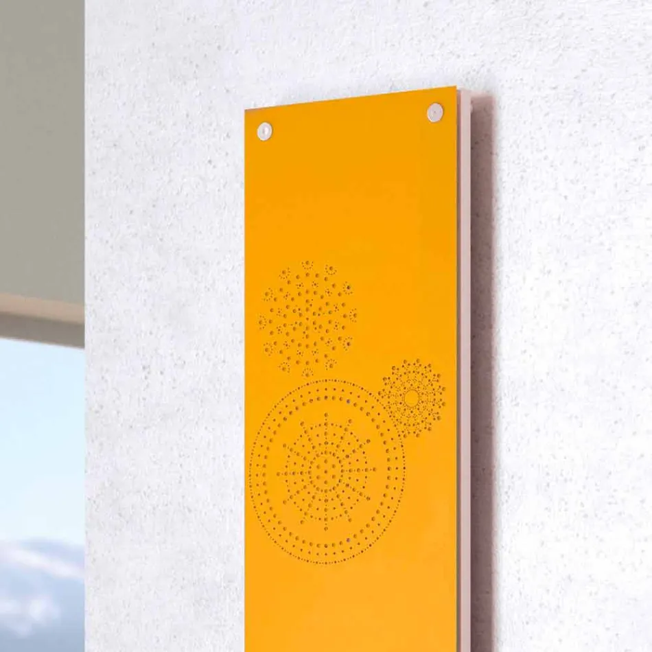 Hydraulisk design radiator med låg New Dress af Scirocco H Viadurini