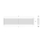 Hydraulisk køler i stål med dobbelt sektion af Made in Italy Elements - Pod Viadurini