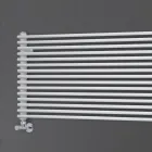 Hydraulisk radiator i stål med enkelt sektion af Made in Italy Elements - Kurv Viadurini