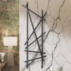 Hydraulisk radiator i stål med rundsektionsrør fremstillet i Italien - tilfældigt Viadurini