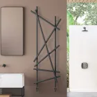 Hydraulisk radiator i stål med rundsektionsrør fremstillet i Italien - tilfældigt Viadurini