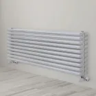 Hydraulisk radiator i stål Pure White Finish Made in Italy - Cookies Viadurini