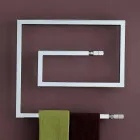 Hydrauliske Termoarredo børstet stål Snake rustfrit ved Scirocco H Viadurini