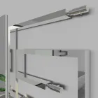 Hydraulisk dekorativ radiator i børstet rustfrit stål Snake fra Scirocco H. Viadurini