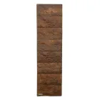 Hydraulisk radiator i italiensk marmorpulver med Corten finish - Terraa Viadurini