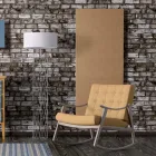 Moderne hydraulisk radiator i italiensk marmorpulver - tekstur Viadurini