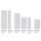 Moderne hydraulisk radiator i italiensk marmorpulver - tekstur Viadurini