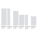 Hydraulisk radiator i marmorpulver, der kan tilpasses, fremstillet i Italien - Lineep Viadurini