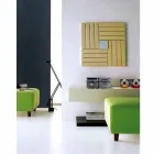 Termoarredo hydrauliske firkantet design lavet i Italien Square Scirocco H Viadurini