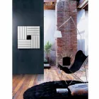 Termoarredo hydrauliske firkantet design lavet i Italien Square Scirocco H Viadurini