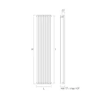 Hydraulisk køler lavet i kulstofstål Fremstillet i Italien - Cannoli Viadurini