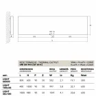 hydraulisk lodret radiator, dækning stål, Scirocco H Light Viadurini