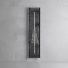 Kulstofstålsradiator med håndklædetørrer Fremstillet i Italien - Lux Viadurini