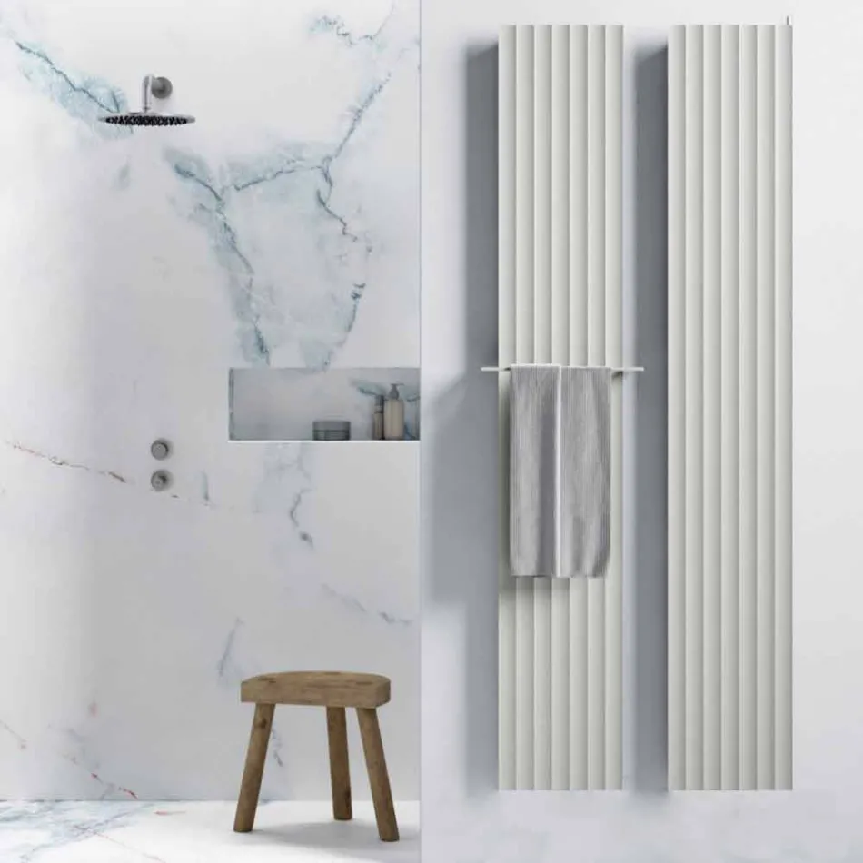 Moderne design hydraulisk vægmonteret radiator op til 700 W - 100 linjer Viadurini