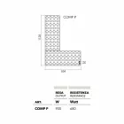 Termoarredo elektrisk design Lego Brick lavet i Italien Scirocco H Viadurini