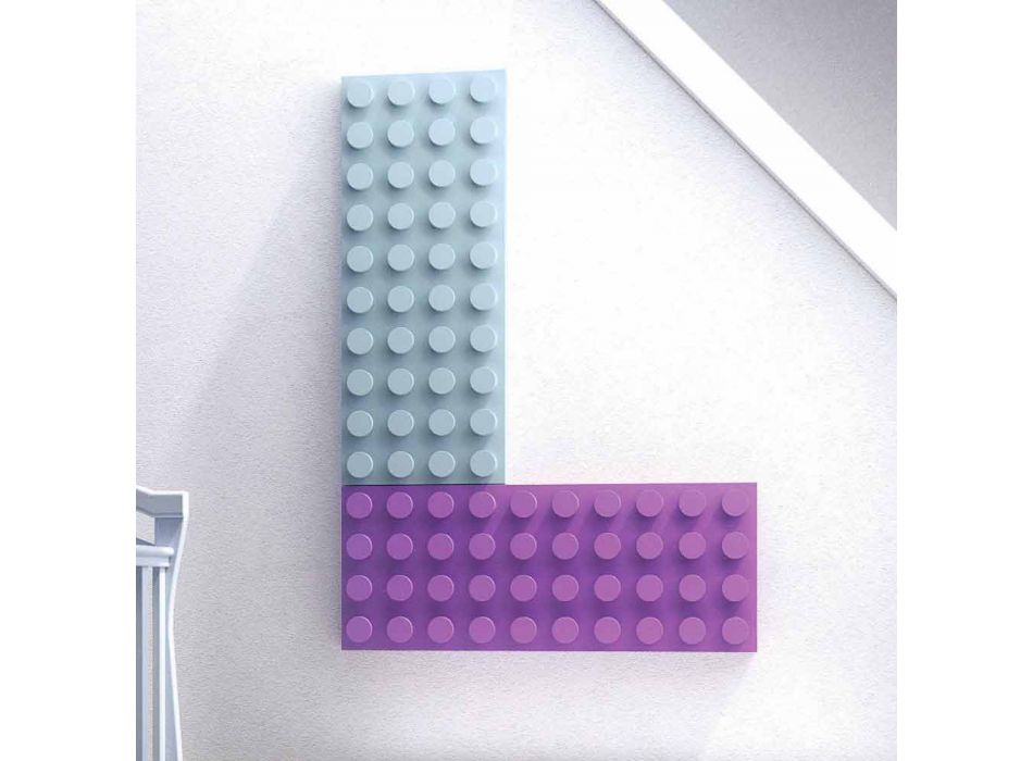 Termoarredo lego Hydraulisk moderne design Brick af Scirocco H Viadurini