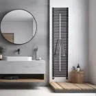 Lux Mixed Radiator med håndklædetørrer i stål, fremstillet i Italien Viadurini