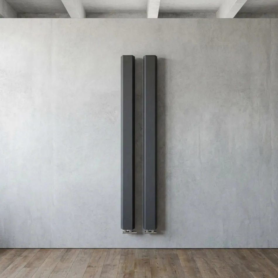 Ember - Vandret eller vertikal stålradiator fremstillet i Italien Viadurini