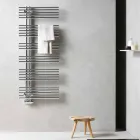 Radiator Chrome håndklædevarmer i stålhydraulisk design 483 W - Pavone Viadurini