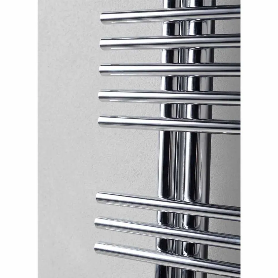 Radiator Chrome håndklædevarmer i stålhydraulisk design 483 W - Pavone Viadurini