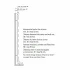 Radiator Chrome håndklædevarmer i stålhydraulisk design 483 W - Pavone Viadurini