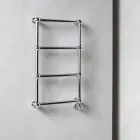 Radiator elektrisk håndklædevarmer krom i messingdesign 200 W - Caesar Viadurini