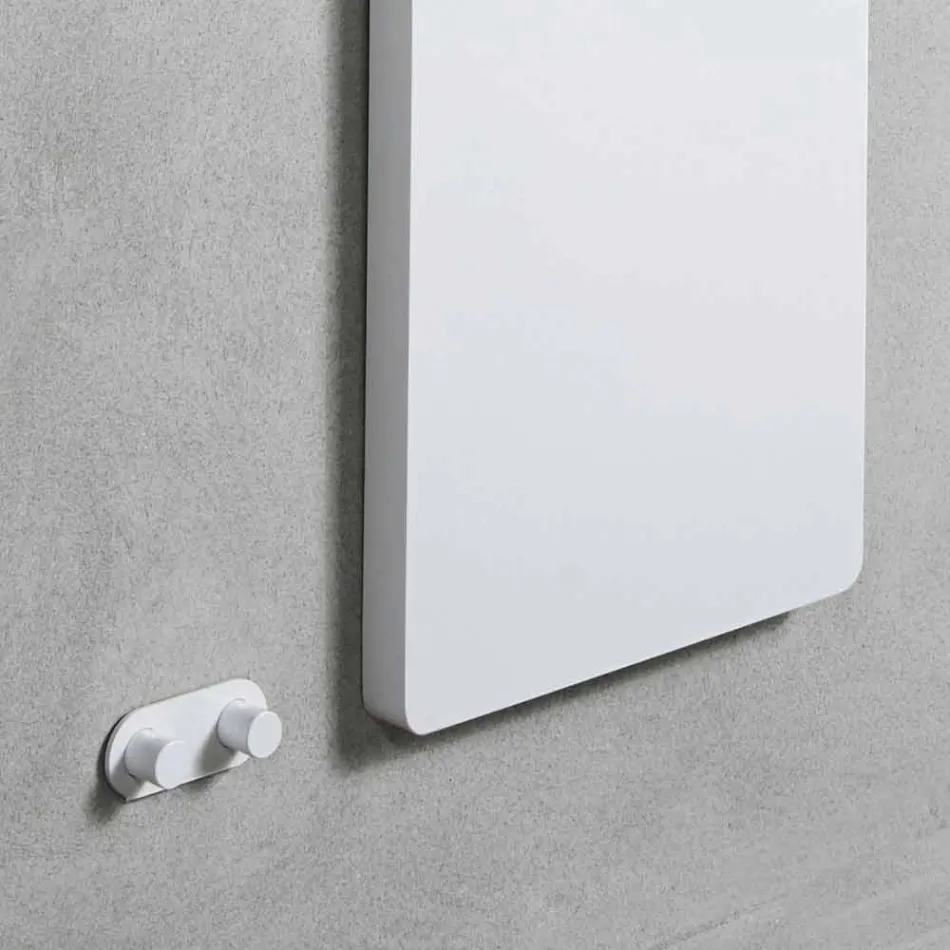 Lodret radiator med hydraulisk design i farvet aluminium op til 662 W - bog Viadurini