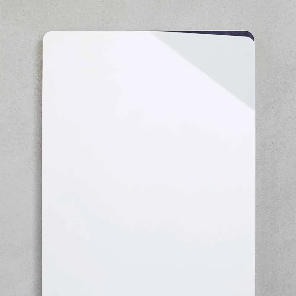 Lodret radiator med hydraulisk design i farvet aluminium op til 662 W - bog Viadurini