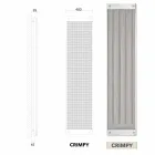 Lodret hydrauliske Termoarredo moderne design New Dress af Scirocco H Viadurini