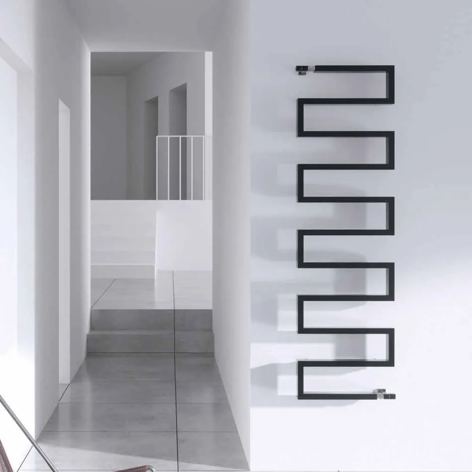 Hydraulisk lodret radiatordesign Snake af Scirocco H Viadurini