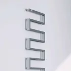 Termoarredo lodret hydraulisk kromfinish Snake af Scirocco H Viadurini