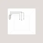 TOSCOT Apuan-system roset basis 230v Made in Toscana Viadurini