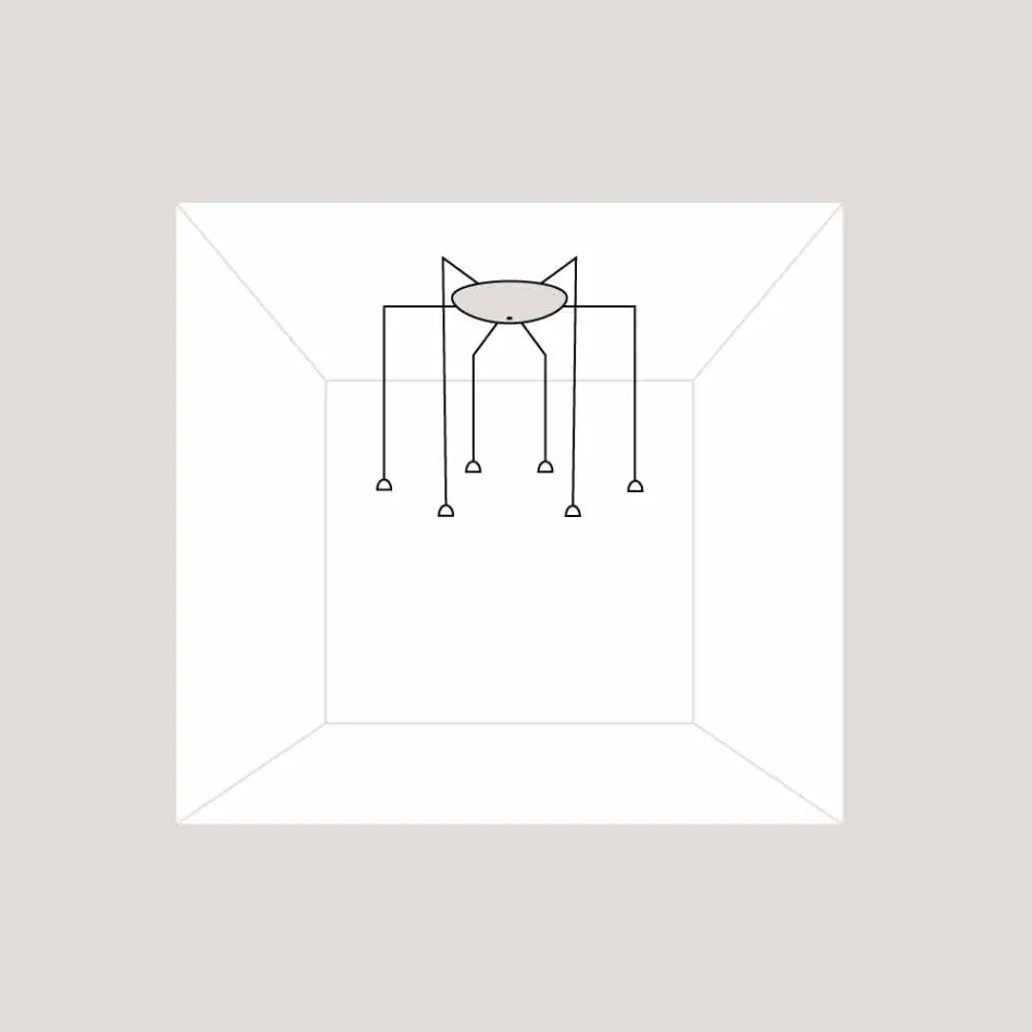 TOSCOT Apuan-system roset basis 230v Made in Toscana Viadurini