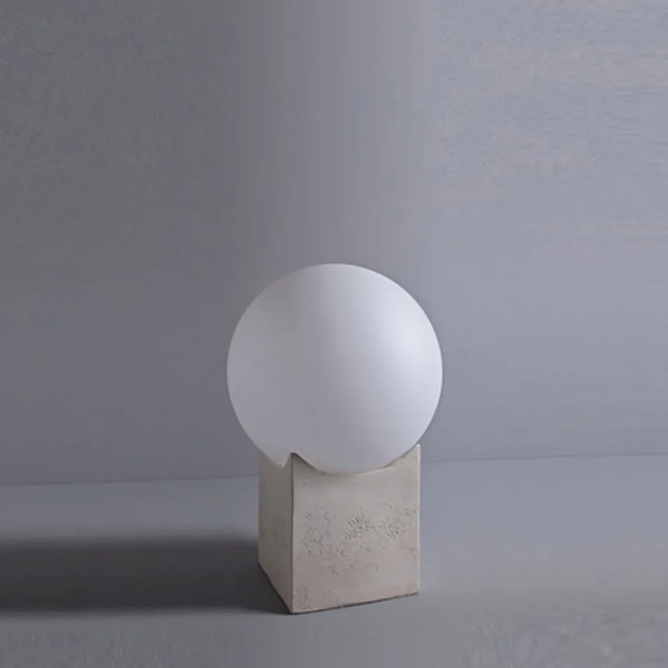 Toscot Atlante udendørs terracotta lysstang lavet i Toscana Viadurini