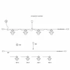 TOSCOT Battersea hængende lampe med terracotta pot Viadurini