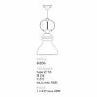 TOSCOT Battersea keramisk lampe design suspension Viadurini