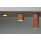 Toscot Carso indbygningsspot Ø14 cm i terracotta lavet i Toscana Viadurini