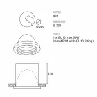 TOSCOT Karst fyrtårn bygget O23 cm Made in Toscana Viadurini