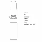 TOSCOT Karst stort loft lys Ø 13 x H 31cm Made in Toscana Viadurini