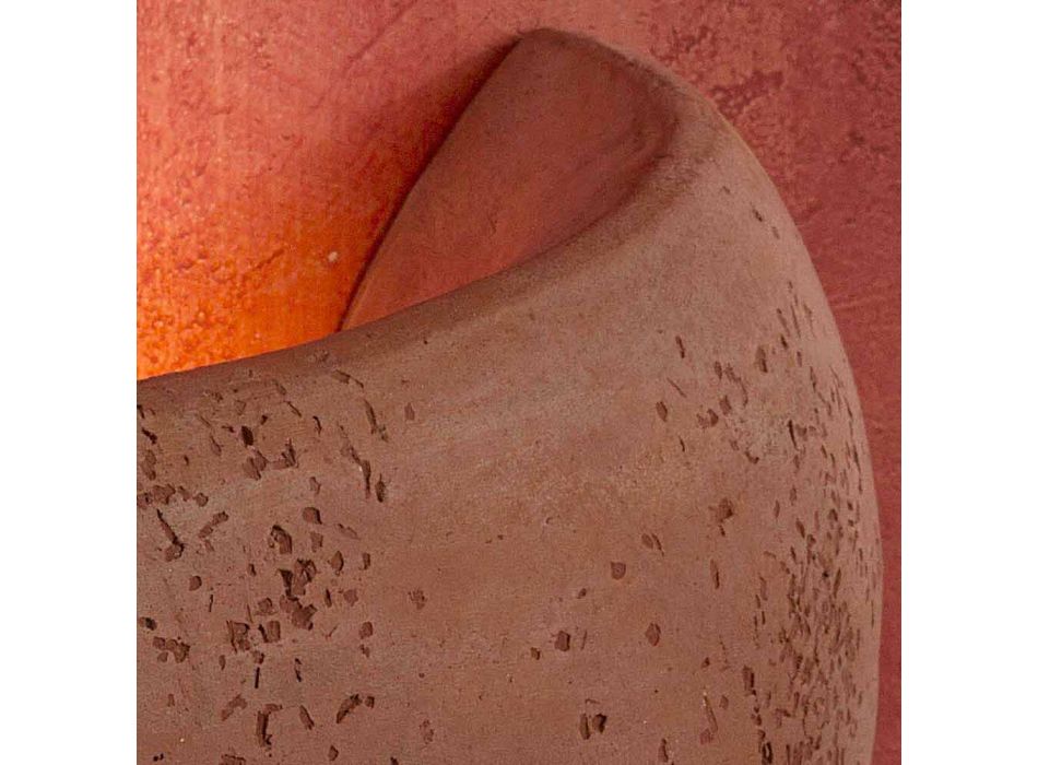 Toscot Castelverde udvendig / interiør terracotta applique lavet i Italien Viadurini