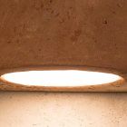 Toscot Lido indendørs / udendørs terracotta væglampe lavet i Italien Viadurini