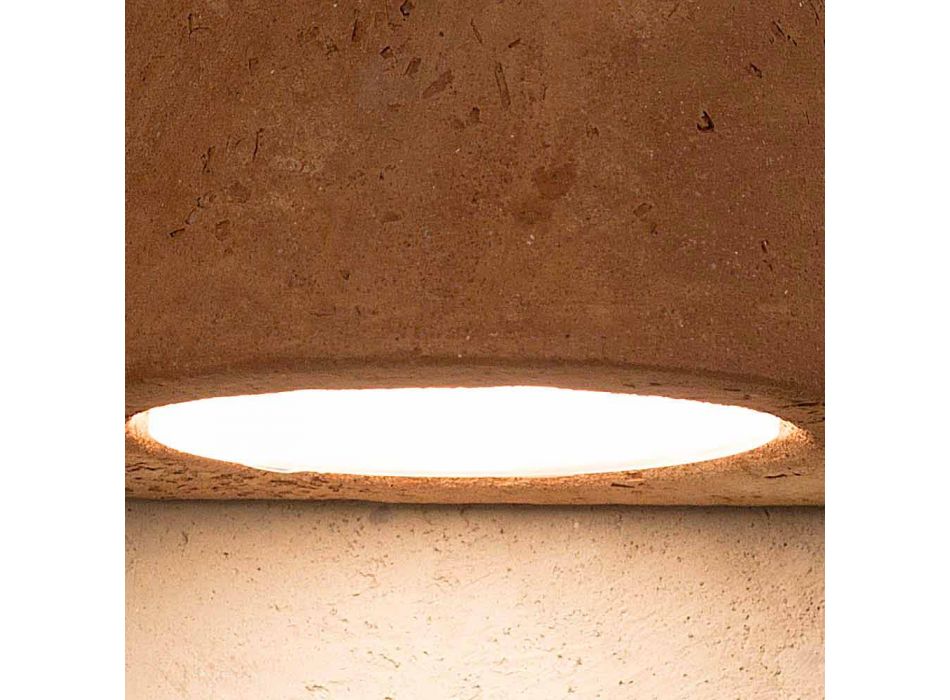 Toscot Lido indendørs / udendørs terracotta væglampe lavet i Italien Viadurini