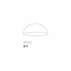 TOSCOT Notorius lampe stor suspension Viadurini