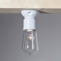 TOSCOT tyvende århundrede moderne loftslampe terrakotta og glas
